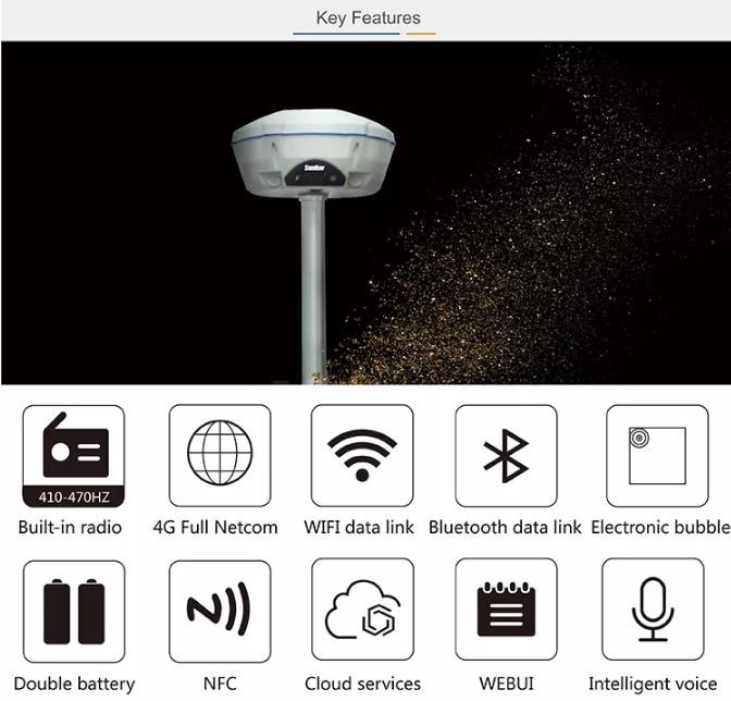 South Brand 496 Channels RTK Tianyu GPS GNSS Receiver C1