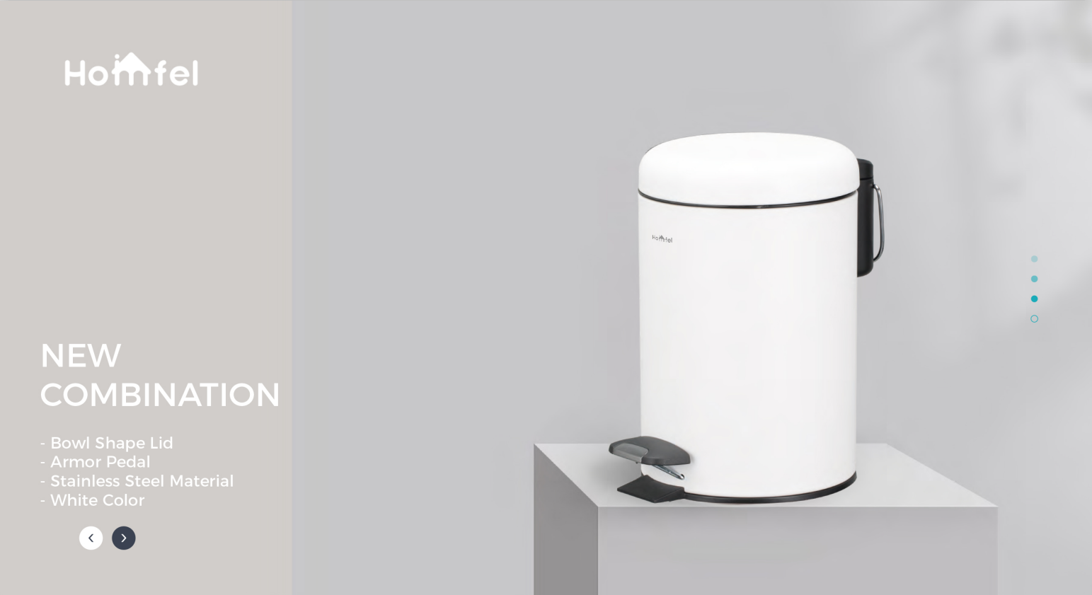 Home Office 30L Household Soft Close Round Armor Pedal Trash Bin With Thin Lid For Bathroom Waste Bins Trash Can