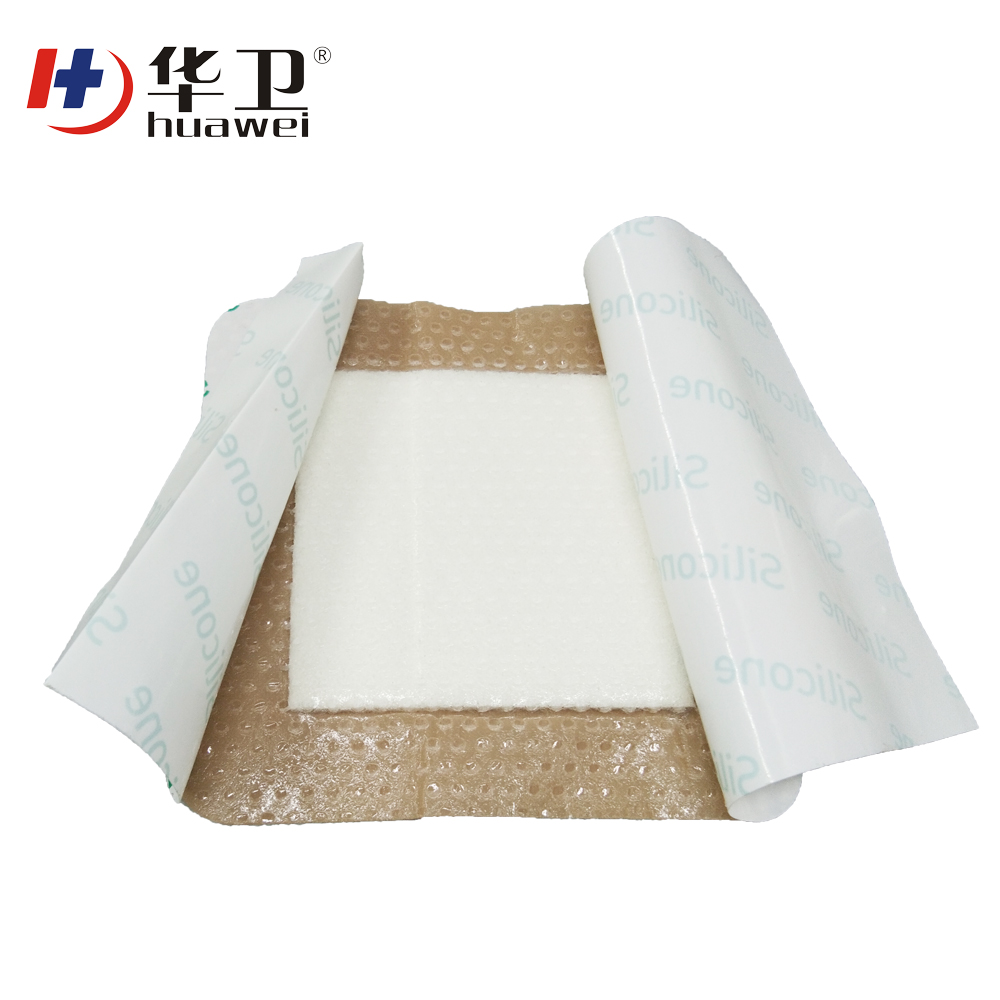 Silicone Adhesive Hydrophilic Foam Wound Dressing , CE Certified Advanced Wound Care Dressing