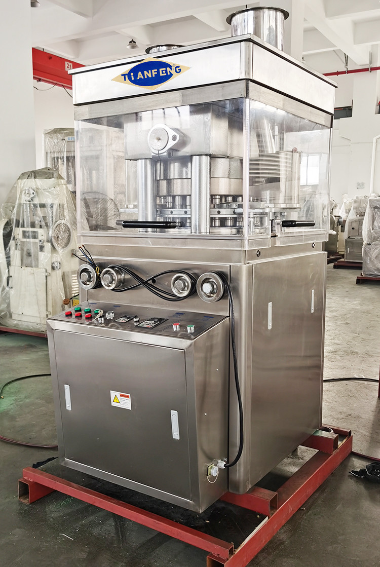 Rotary Tablet Press Machine for Max. Pressure 100Kn and 75000 pieces/h production capacity