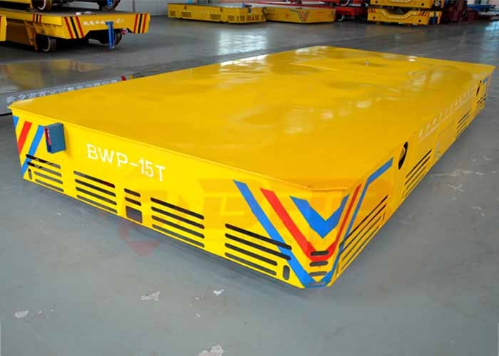 25t mold handling electric trackless car on concrete ground battery power
