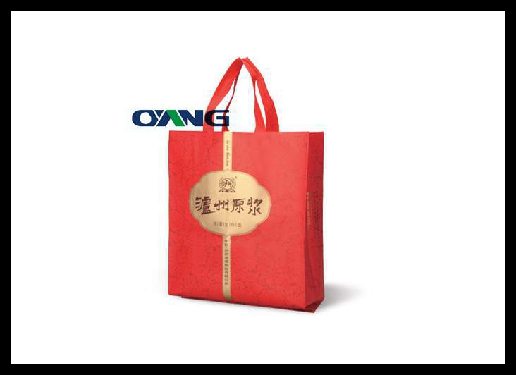 28 KW Non Woven Carry Bag Making Machine With Handle Online 37-52cm Loop Handle