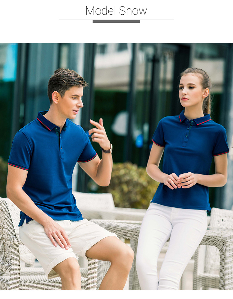 Silk Cotton Custom Embroidered Polo Shirts Athletic Stretch Moisture Wicking
