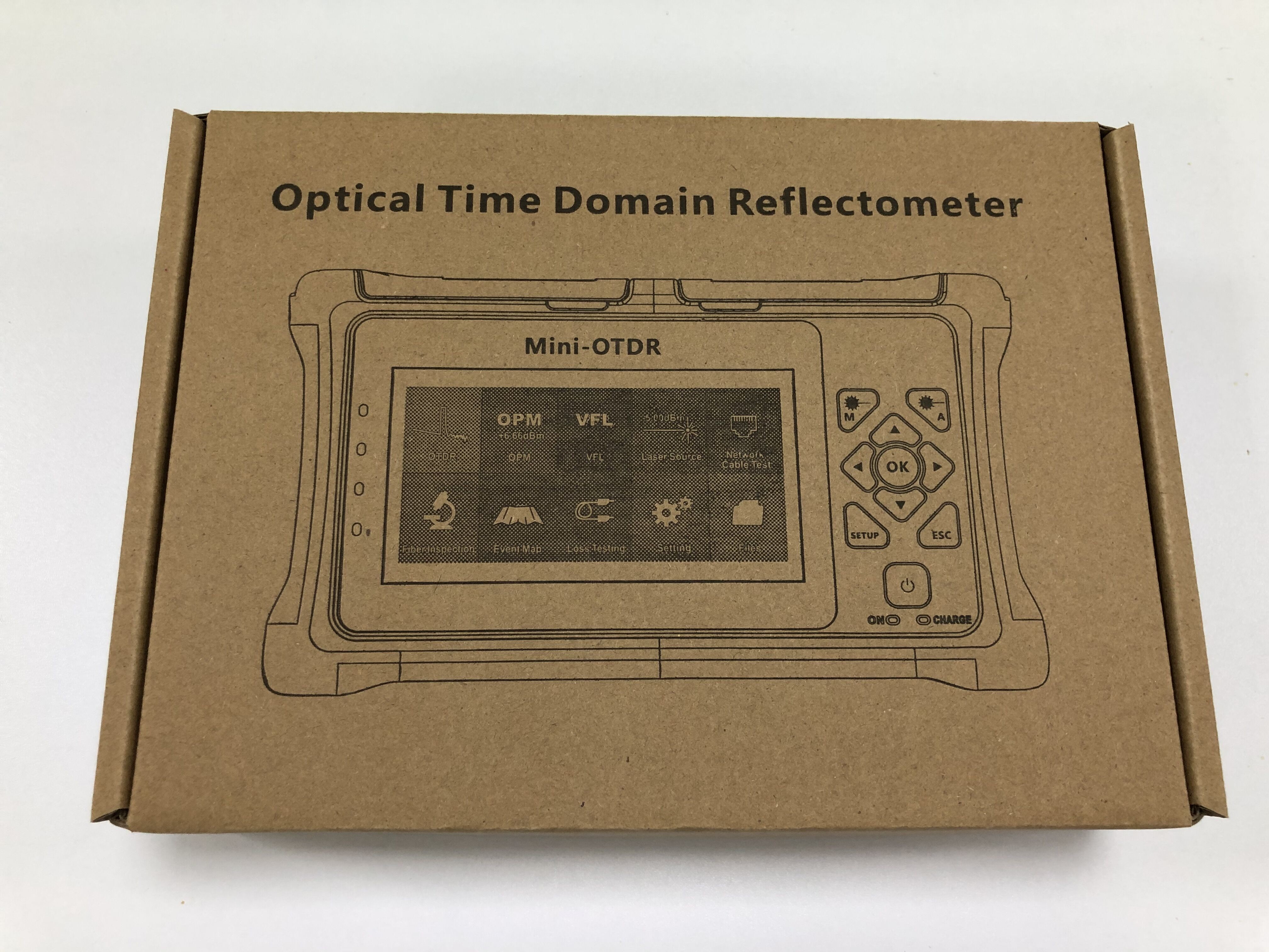 Single Mode Mini Ftth Otdr intelligent For RJ45 Cable Testing