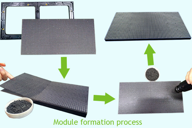 Good Heat Dissipation P4 Video Wall Rental With Rgb Led Lamps 256 * 128mm