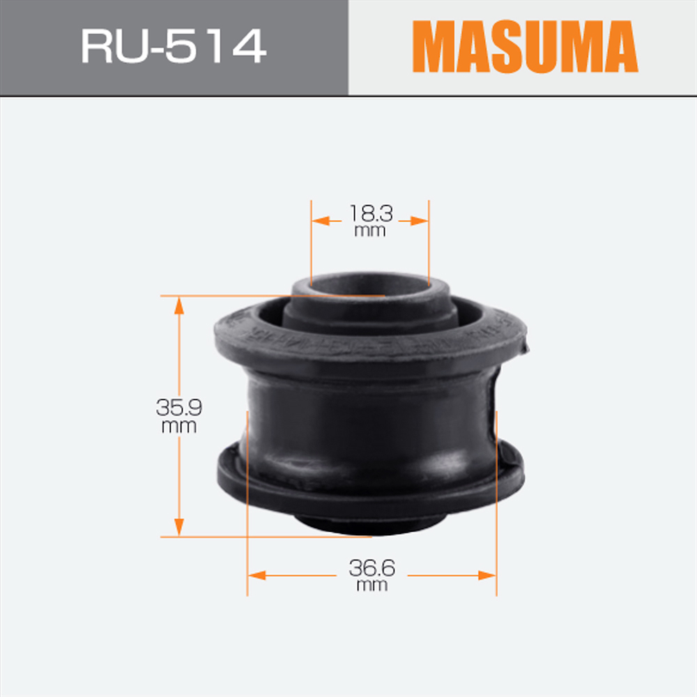 RU-514 MASUMA Auto Mountings for Toyota TU1JP 1100cc 48740-52020 48740-52010 bB NCP35