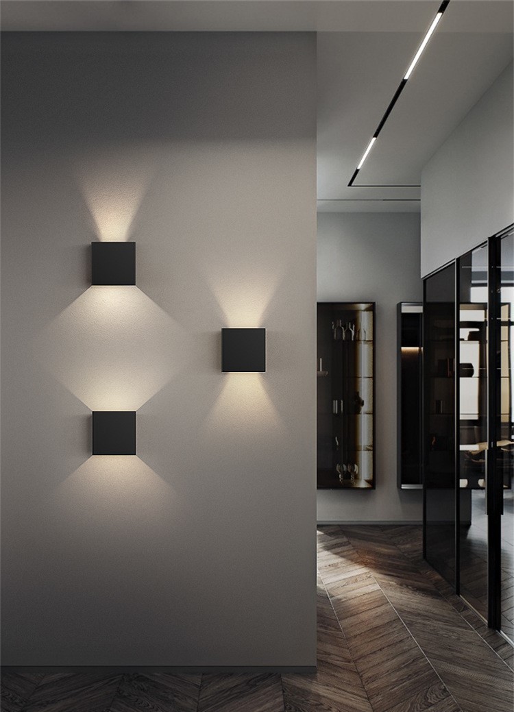 IP65 water proofing external wall lamp outside COB 6W led wall lights exterior led wall lamp outdoor light
