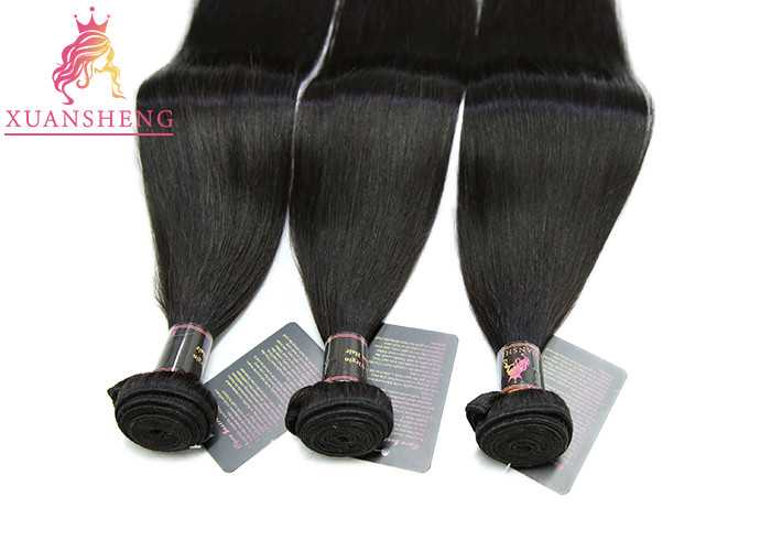 Unprocessed Straight Hair Bundles No Shedding And No Tangle 100g / 105g
