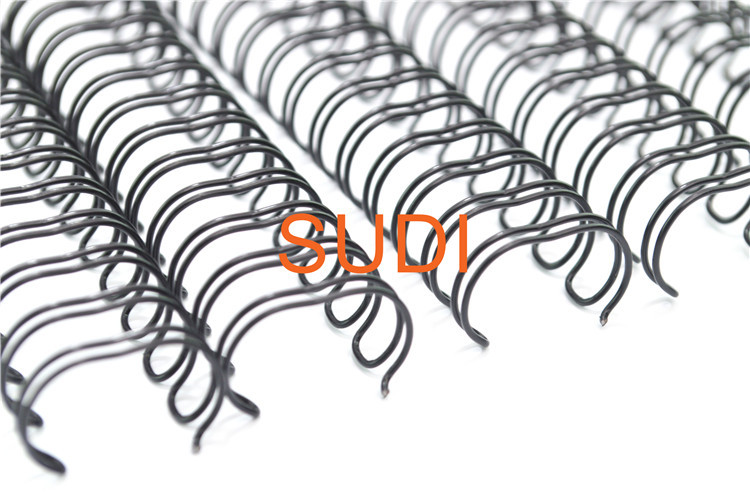 180 Sheets 7/8 Inch 20.6mm Steel Core Black Binding Wire