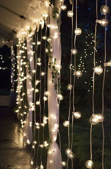 Wedding Garden G40 E12 Decorative String Lighting 100ft Globe String Light
