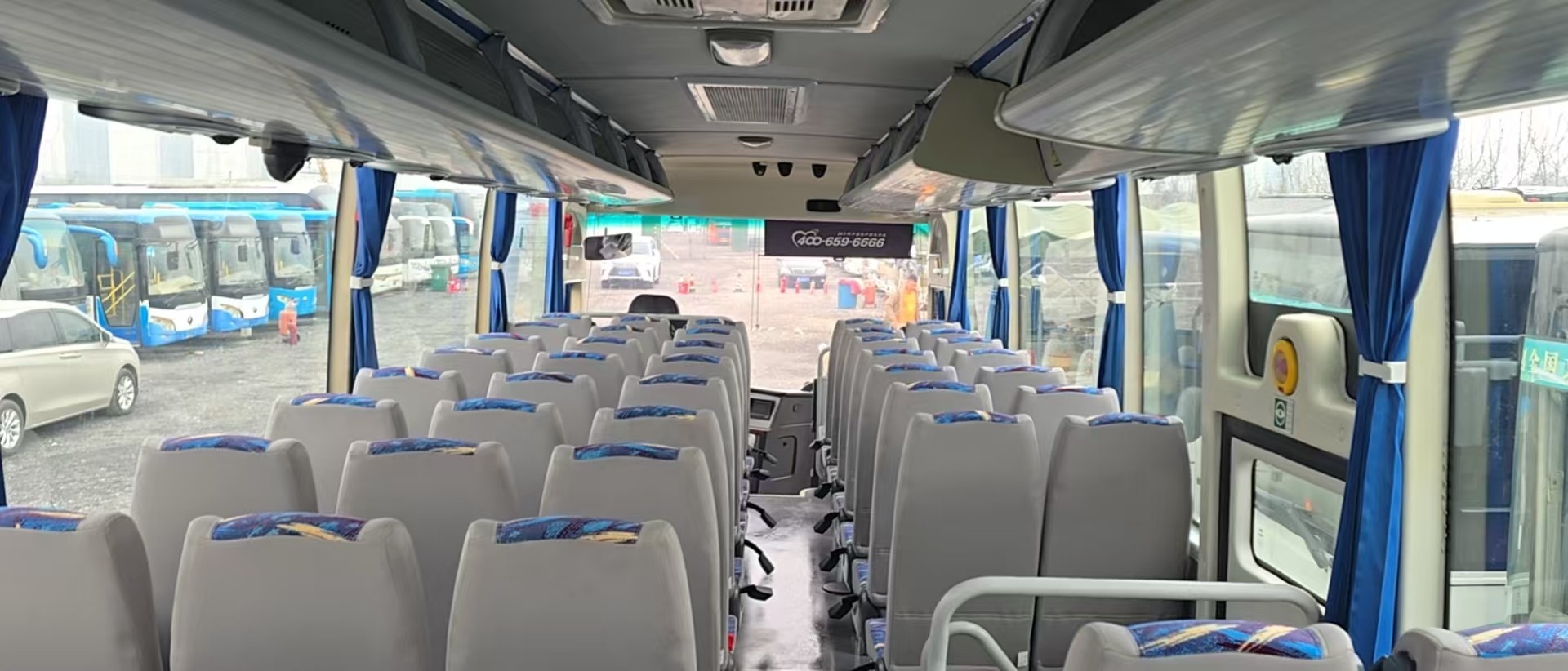 Prices Yutong Bus 60 Seaters Second Hand Youngtong ZK6119 Coach Used 2+3 Seats Laytout 66 Seats