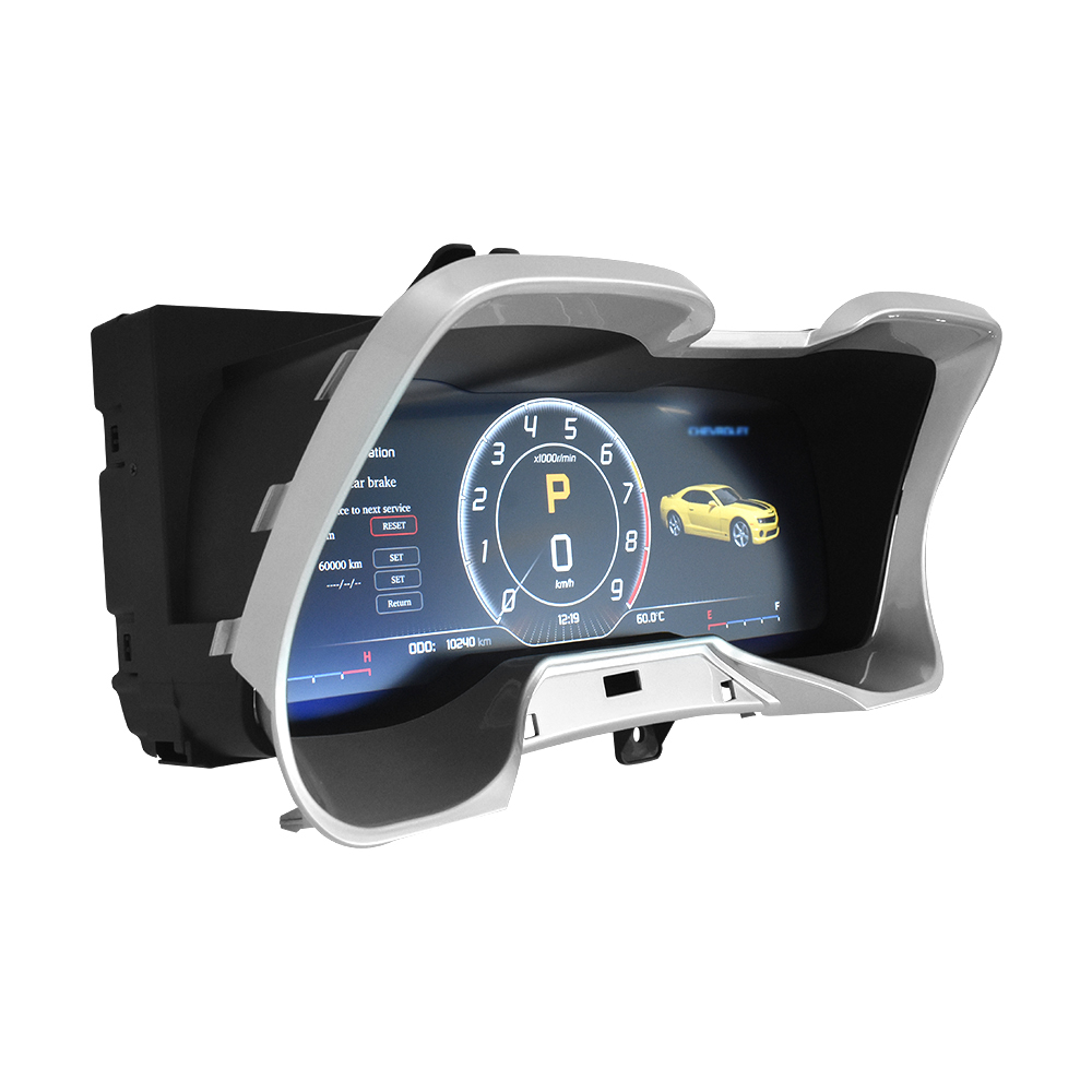 Viknav Car Digital Dashboard Panel For Chevrolet Camaro (2010-2015) 12.3 inch LCD Screen Gauge Cluster Head Unit