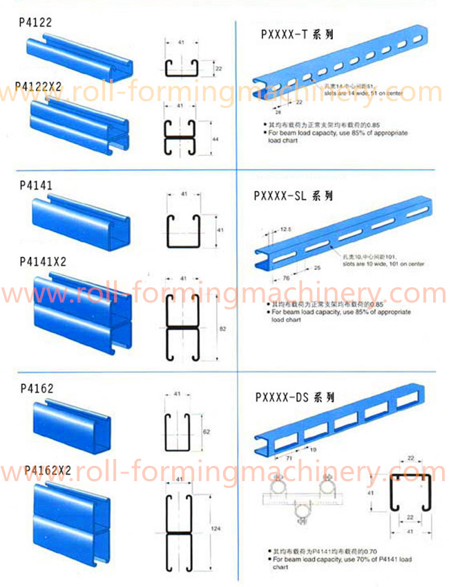 380v/50hz/3phase,11 KW Siemens Motor Shelf Roll Forming Mchine With 16 Forming Stations