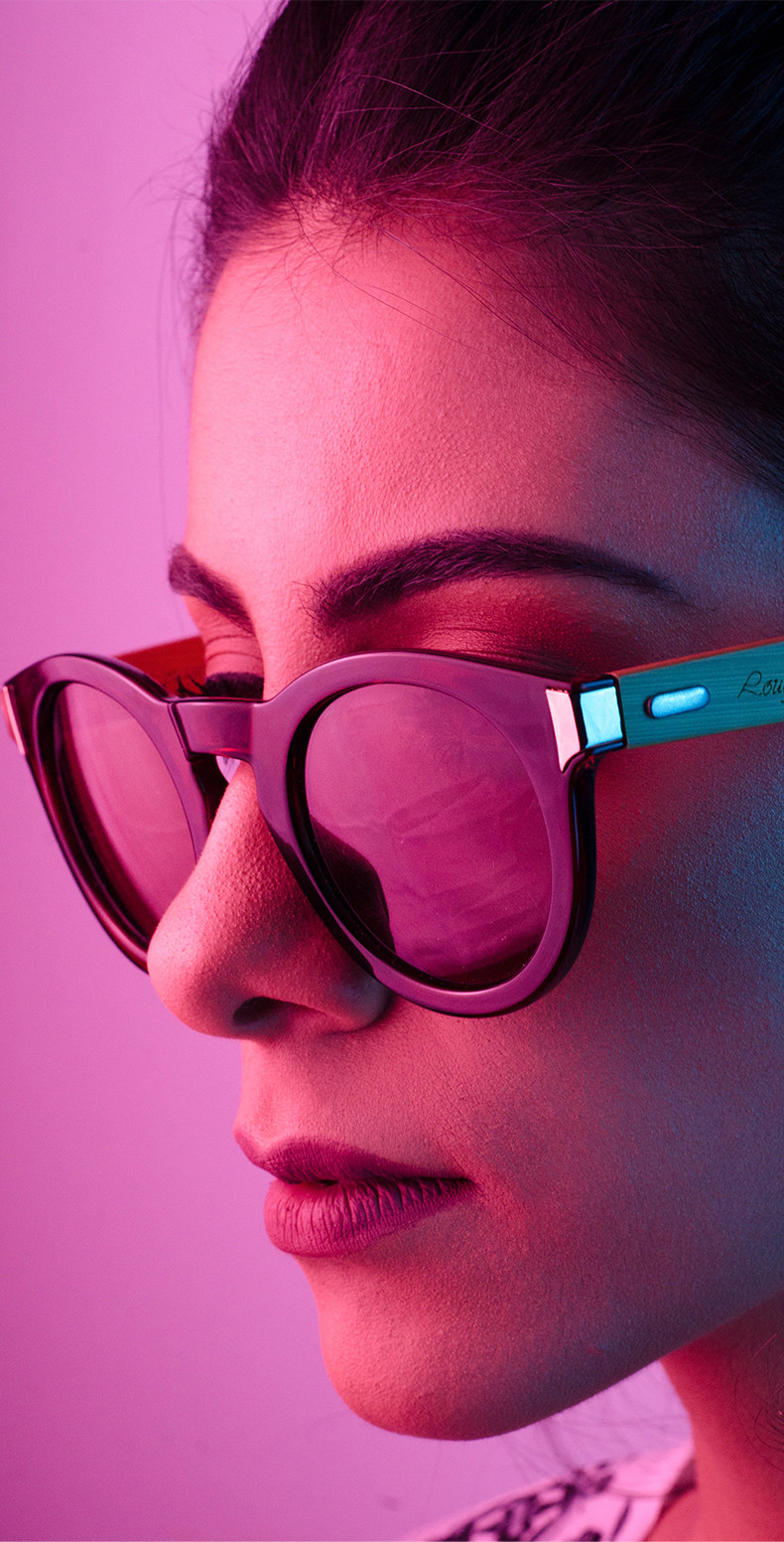 BSCI UV400 Fashion Polarized PC Sunglasses For Women Rhinestones Coating Lenses