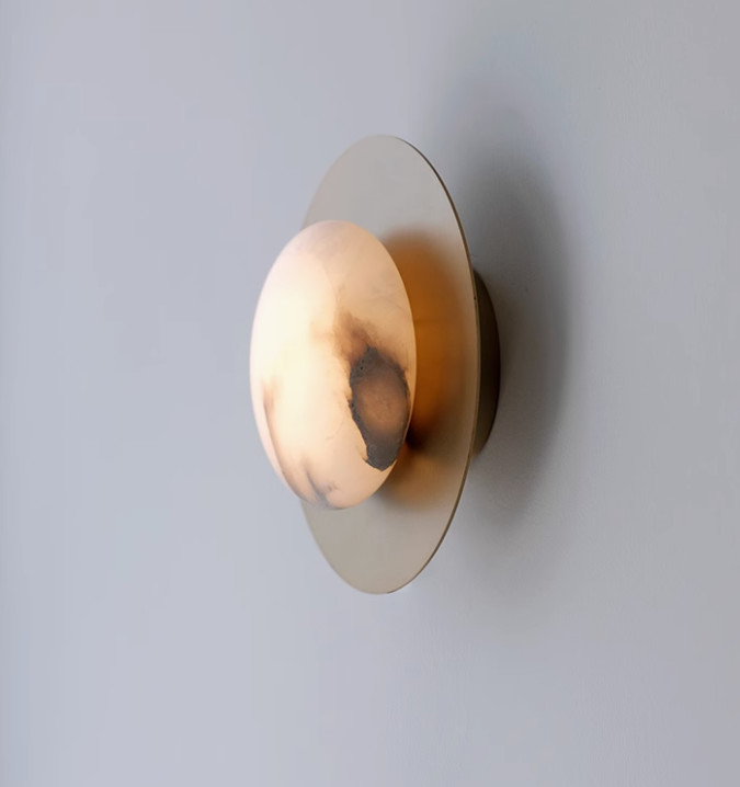 Marble Lamp for Home Decoration Simple Morroco Lighting Marble Bulb Wall Lamp with Certification Inspection