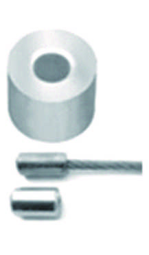 US Type Wire Rope Clip Clamp Eight Type Aluminium Press Clips Sleeves
