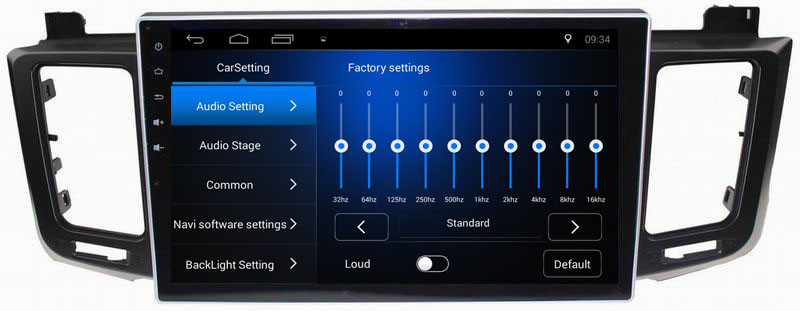 Ouchuangbo car gps navi dual zone stereo android 8.1 for Toyota RAV4 2013 with USB SWC 1080P Video Blluetooth radio