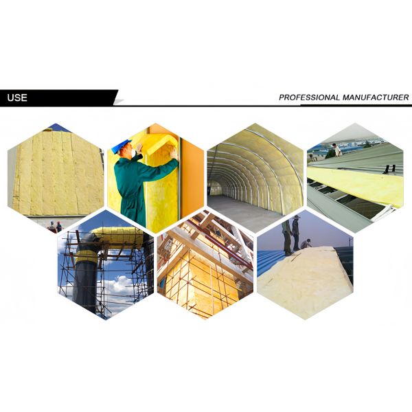 Fireproof Rockwool Wire Mesh Blanket Insulation Sound Absorption Mineral Wool Roll