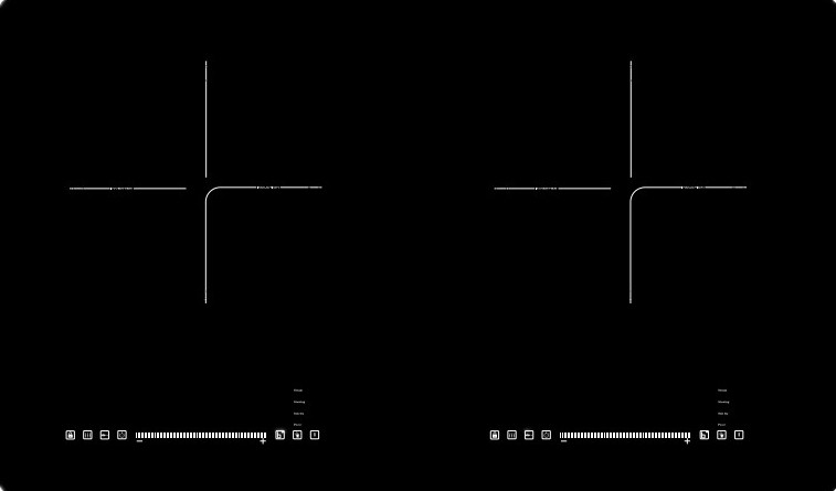 Classy Cook 60Hz 4000W Double Burner Induction Cooktop
