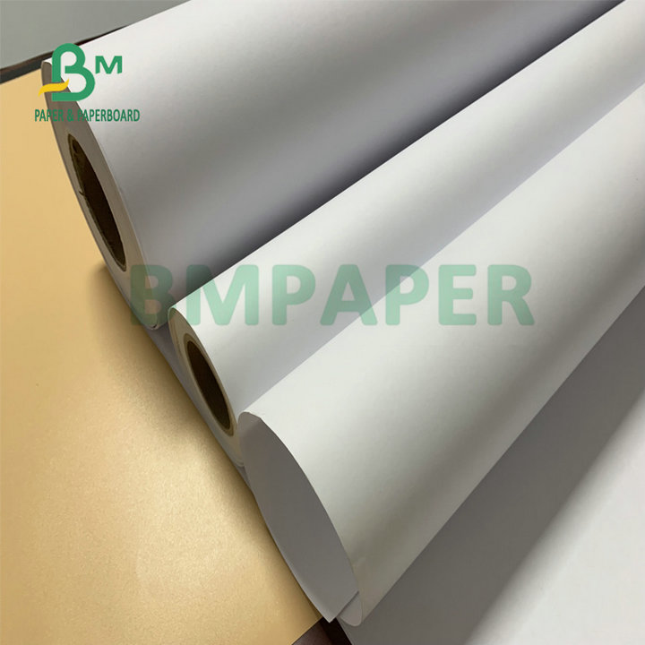 36'' x 300ft Coated 28lb CAD Plotter Paper Bond Roll 3'' Core
