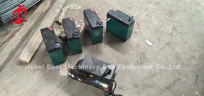 Automatic Chicken Feeding Cart Designed For Chicken Battery Cage Poultry Farm Sandy