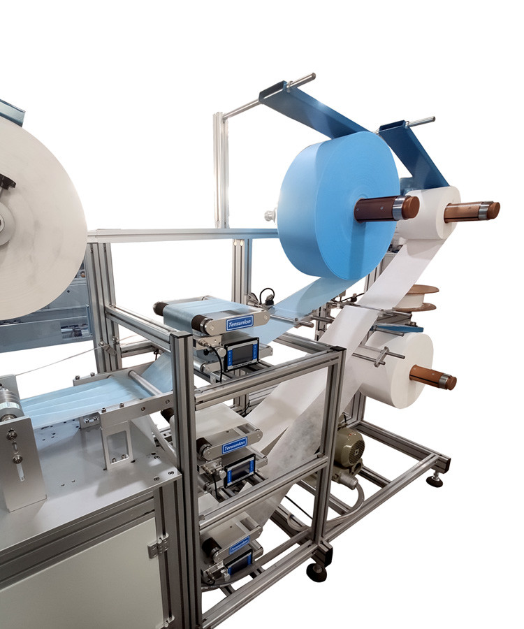 8 Servo 3 Ply Face Mask Making Machine 1200KG single piece molding