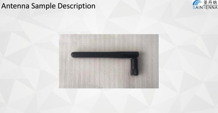 2.4G 2.5G single band wifi rubber antenna black