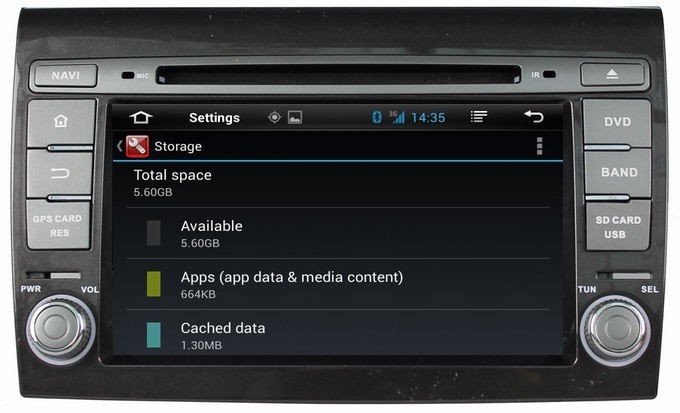 Ouchuangbo multimedia player Fiat Bravo 2007-2012 with car radio iPod TV OCB-7011C