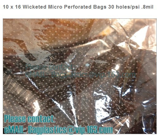 Micro-Perforated Polypropylene Crusty Bread Bag Bakery Bags Twist Ties, Suitable for Mini bun Donut/Muffin/Bagel