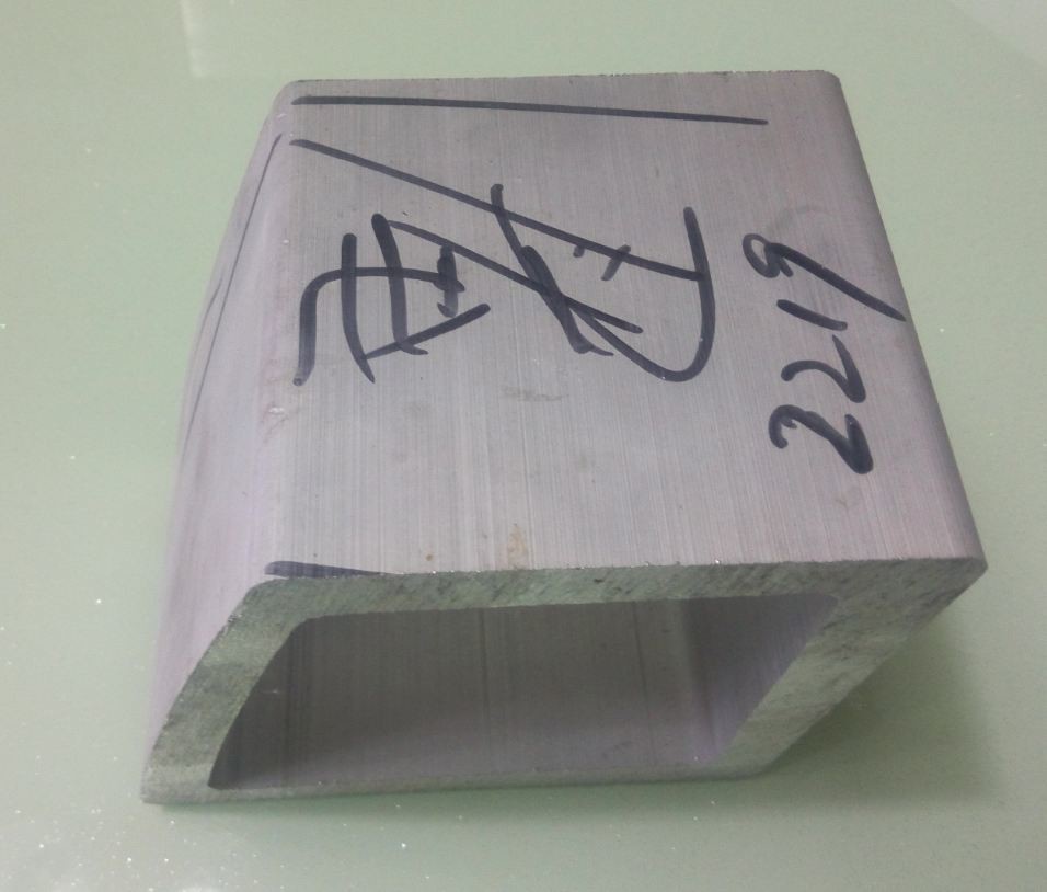 Trapezoid Shaped 2219 Aluminium Extruded Profiles Used As Constructional Parts