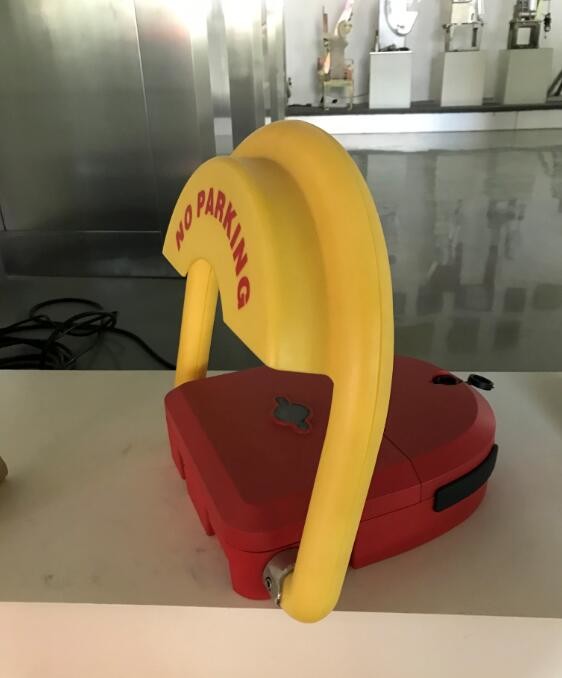 Remote Control Parking Space Lock Die Casted Zinc Alloy Material For Private Parking Space