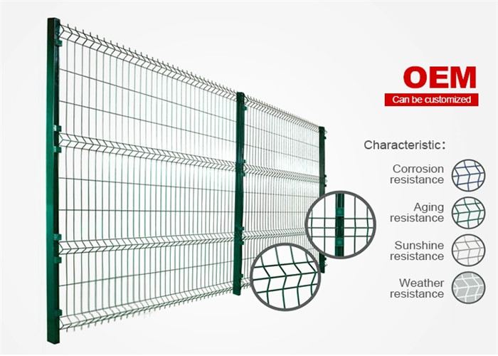Bracket Q235 Q195 Steel Stainless Welded Wire Mesh Fence Panels
