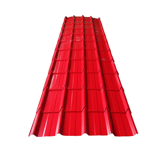 Zinc Galvanized PPGL Roofing Sheet Corrugated Plate 1250mm For Prefab House