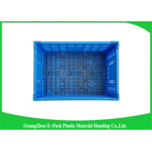 Virgin PP Black Plastic Storage Boxes , Recyclable Collapsible Plastic