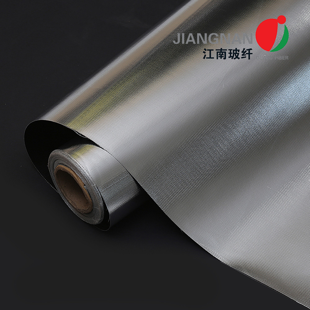0.43mm Aluminum Foil Laminated Fiberglass Fabric Airtight