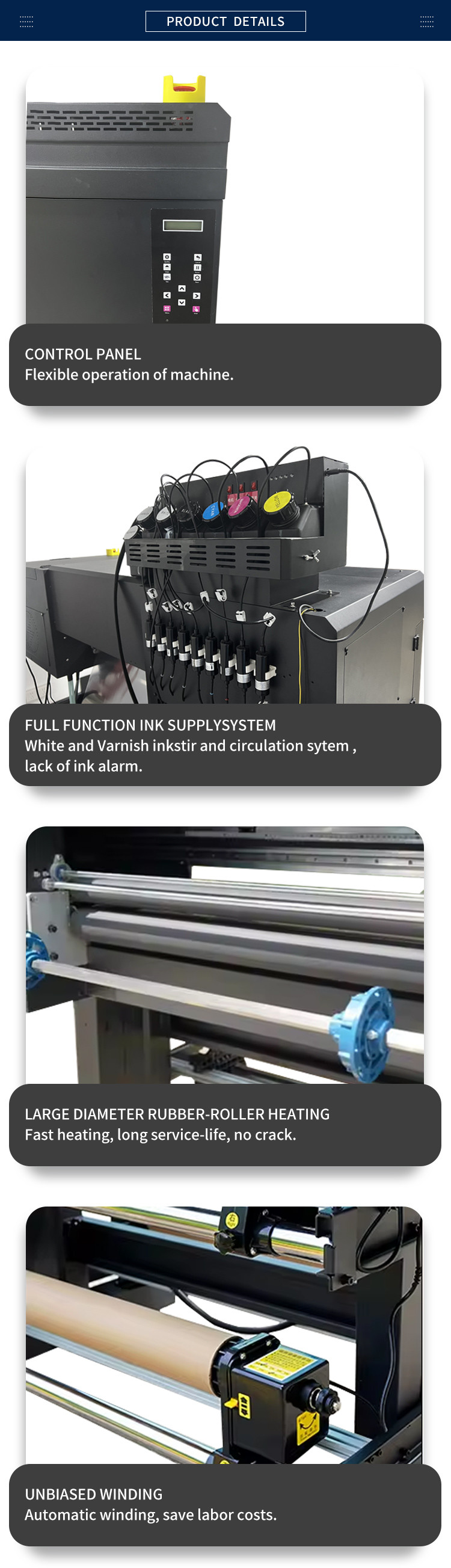 24inch A1 60CM I3200 Heads Roll To Roll UV DTF Sticker Printer Machine