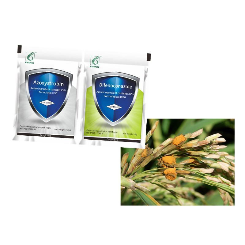 37% Difenoconazole 25% Azoxystrobin Pesticide For Rice Vegetables Fruit