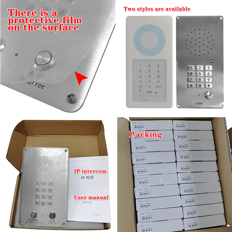 Cleanroom Consumables Handsfree Telephone Stainless Steel 304