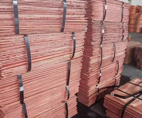 99.99% Pure Copper Cathode 10-2500mm 1m 2m 6m Industry Metallurgy