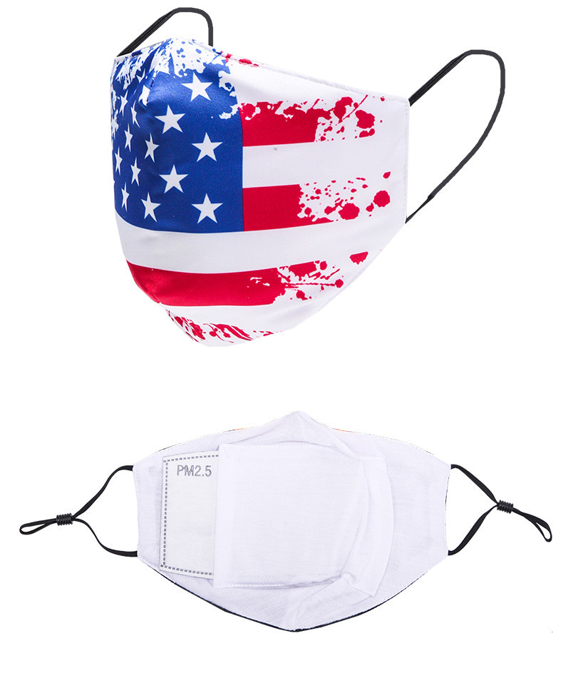 Customized printing cotton face mask with PM2.5 filter insert