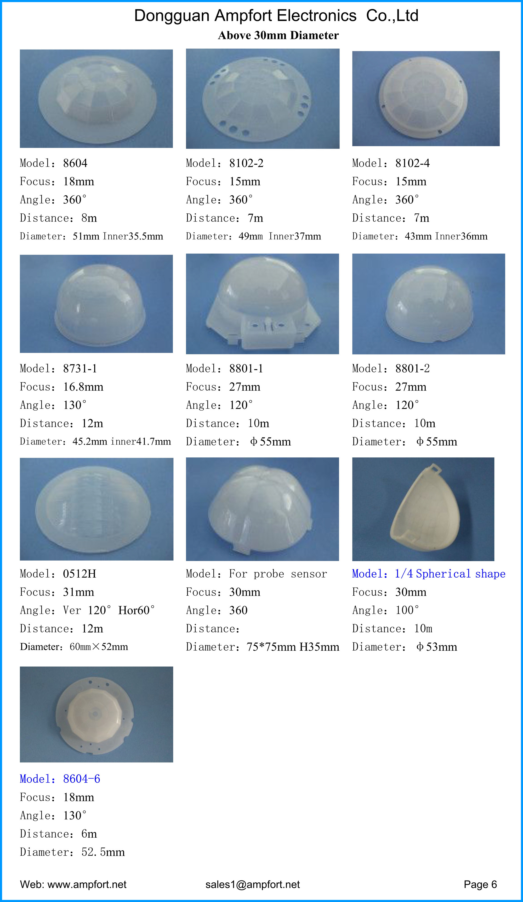10mm 12mm 140DEG PIR Sensor Module ROHS Round PIR Motion Sensor
