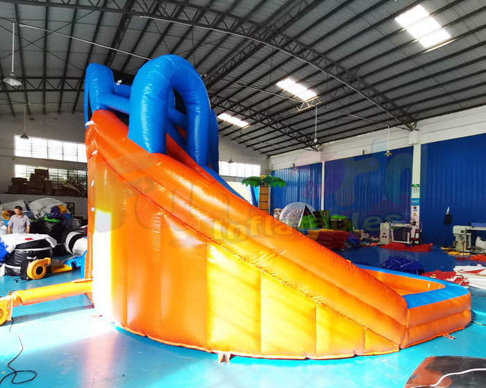 Bouncer Pool House Kids Inflatable Water Slide Quadruple Stitching