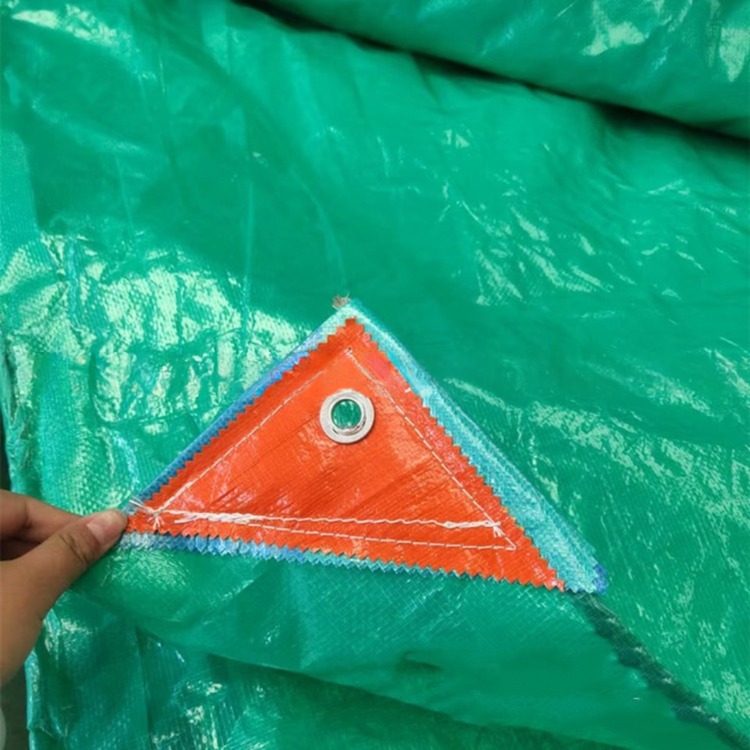Market HDPE Tarpaulin Customized with Eyelets and Logo Printing