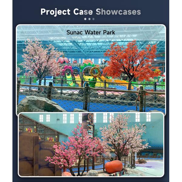 3m-6m LED Lights Artificilal Cherry Flowers Tree Customize Indoor Sakura Faux Decor Tree Big Artifical Blossom Trees for Wedding