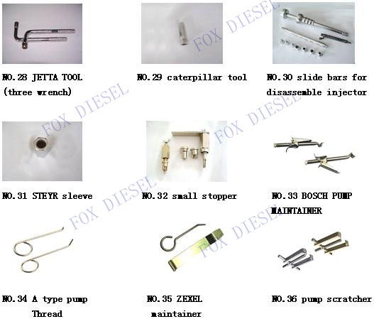 Tools for mechanial BOSCH Inline and VE pumps(full catalog)
