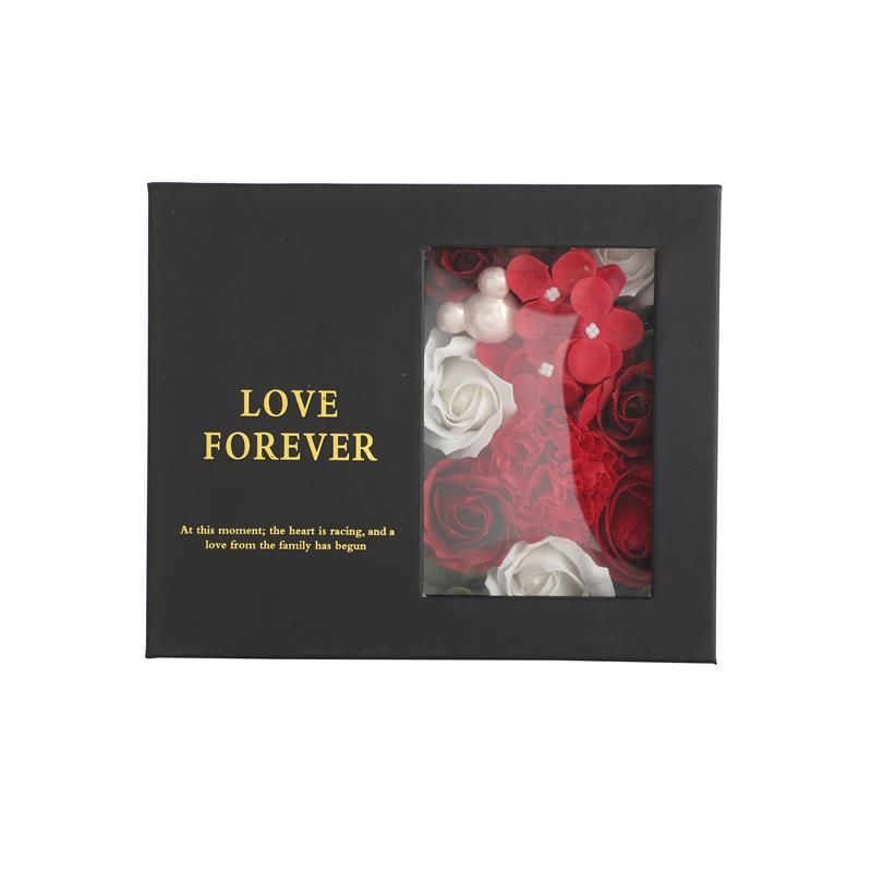 Custom Magnetic Closures UV Gold Foil Printing Logo Folding Packaging Paper Gift Boxes with Ribbon