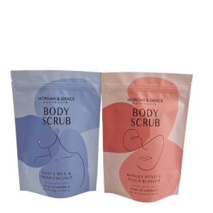 Buy cheap Spa Bath Soak Scrub Salt Package Bag Stand Up Zipper Plastic Bag Soap Sea Salt Bath Product Packaging Bags product