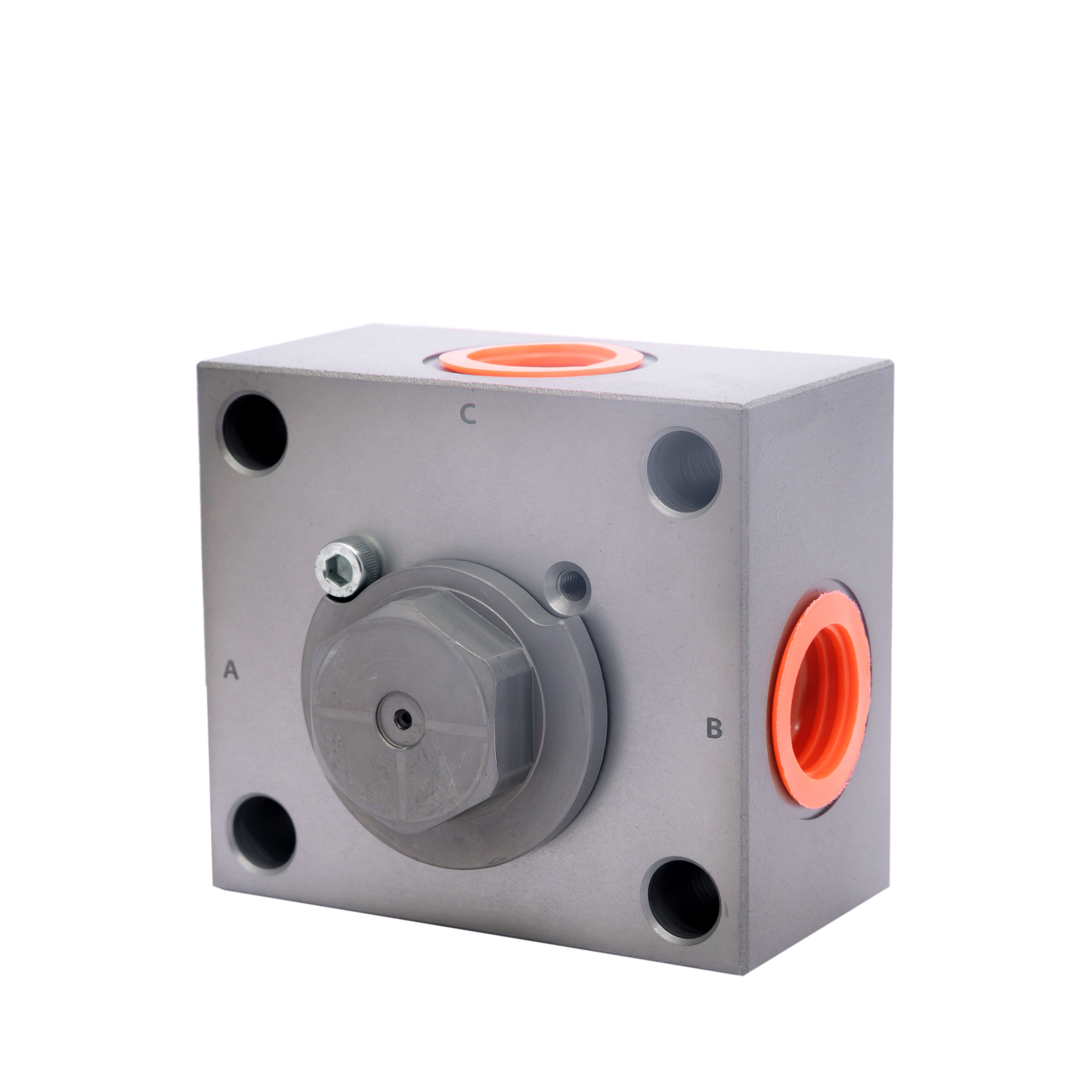 315 Bar High Pressure Hydraulic Ball Valve Two Way Two Position Straight Type