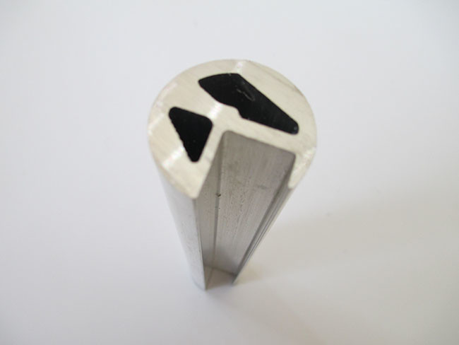 Custom Hollow Bar Extruded Aluminum Profiles ISO Compliant For Machinery Assembly