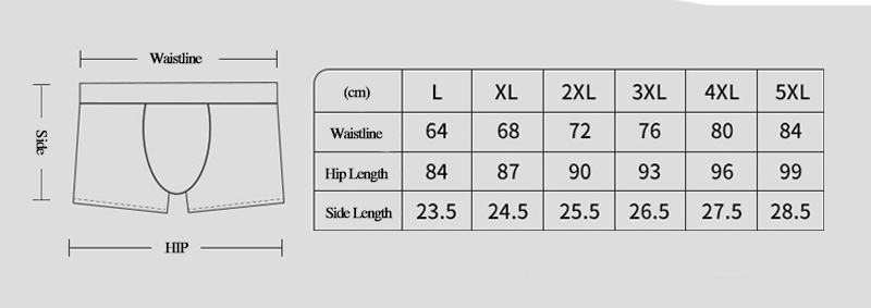 L-5XL Mens Boxer Briefs Modal Fabric Seamless Man Underwear